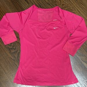 Nike Dri Fit Pink Top size Med